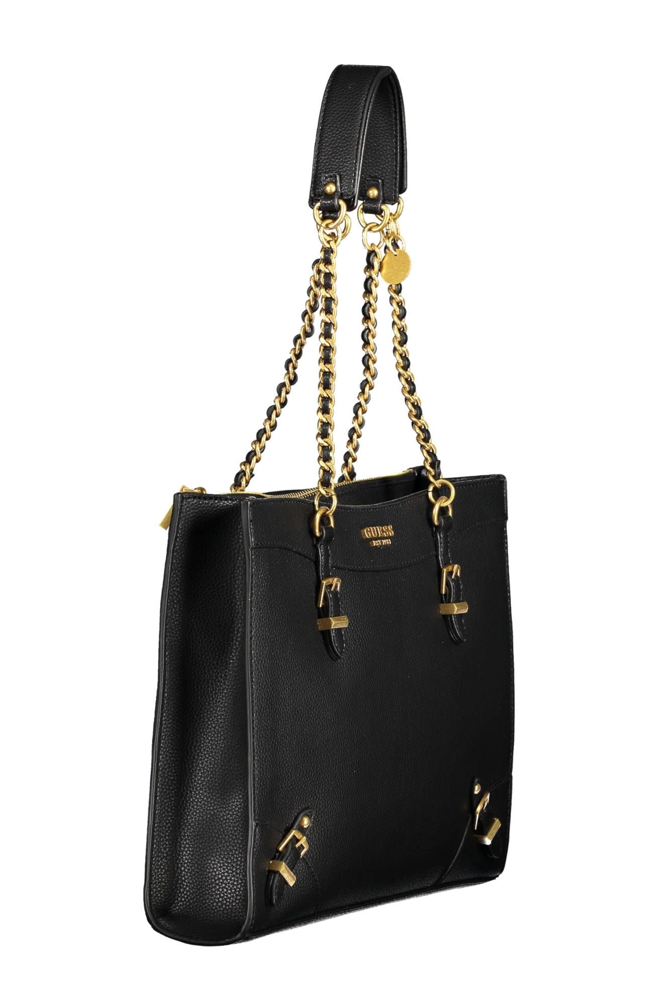 Black Polyethylene Women Handbag - SEHABRANDS