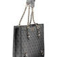 Black Polyethylene Women Handbag - SEHABRANDS