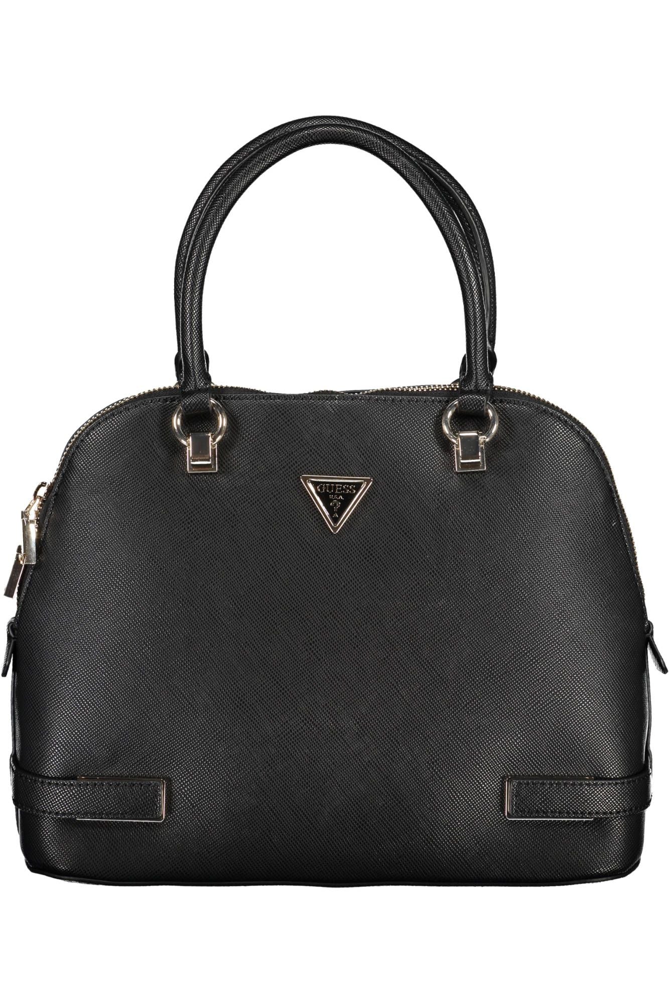 Black Polyethylene Women Handbag - SEHABRANDS