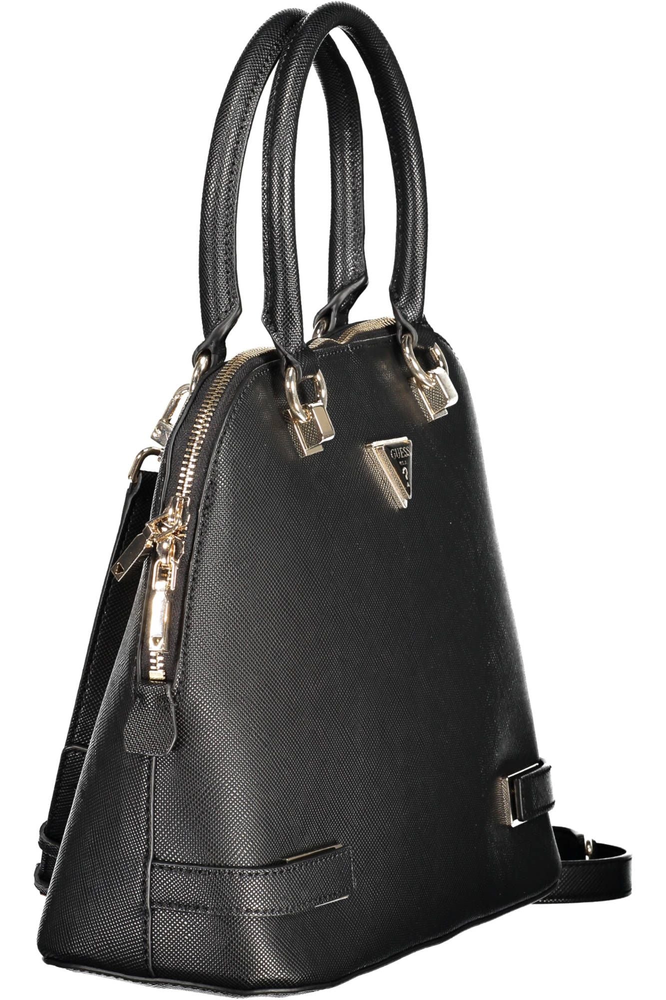 Black Polyethylene Women Handbag - SEHABRANDS