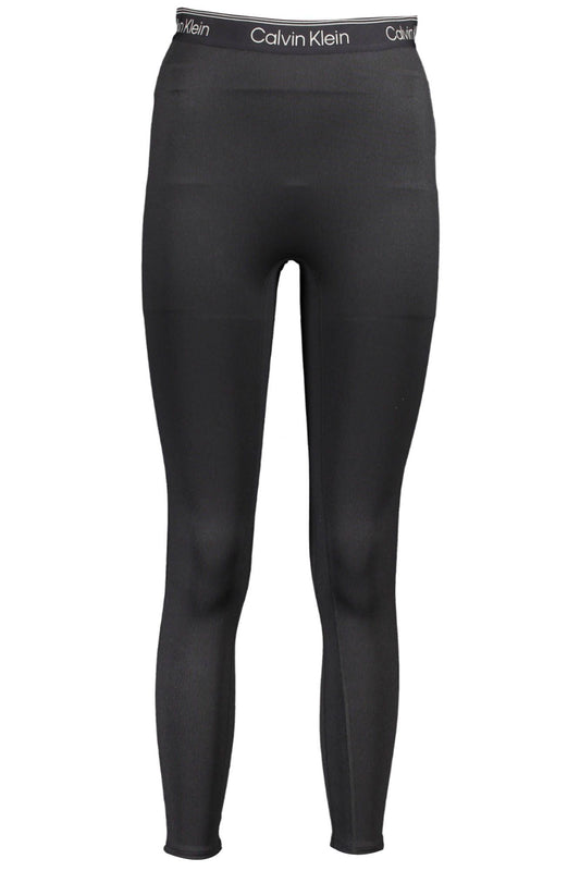 Black Polyester Women Legging - SEHABRANDS