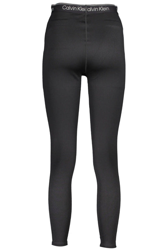 Black Polyester Women Legging - SEHABRANDS