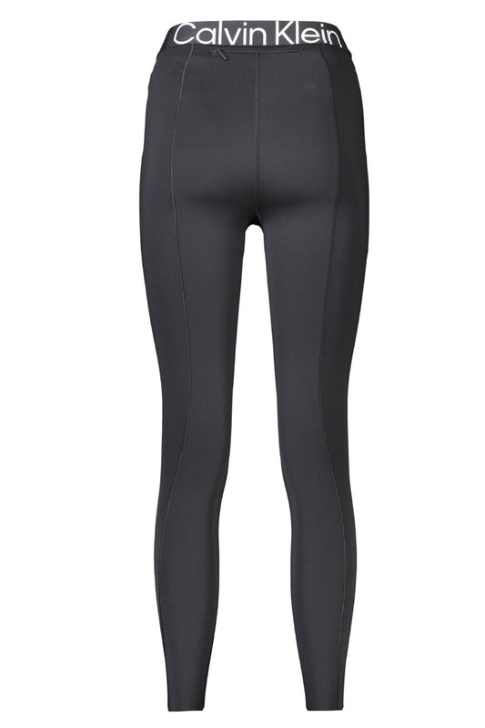 Calvin Klein Black Polyester Women Leggings