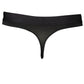 Black Cotton Women Thong - SEHABRANDS