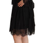 Elegant Floral Lace Long Sleeve Shift Dress - SEHABRANDS