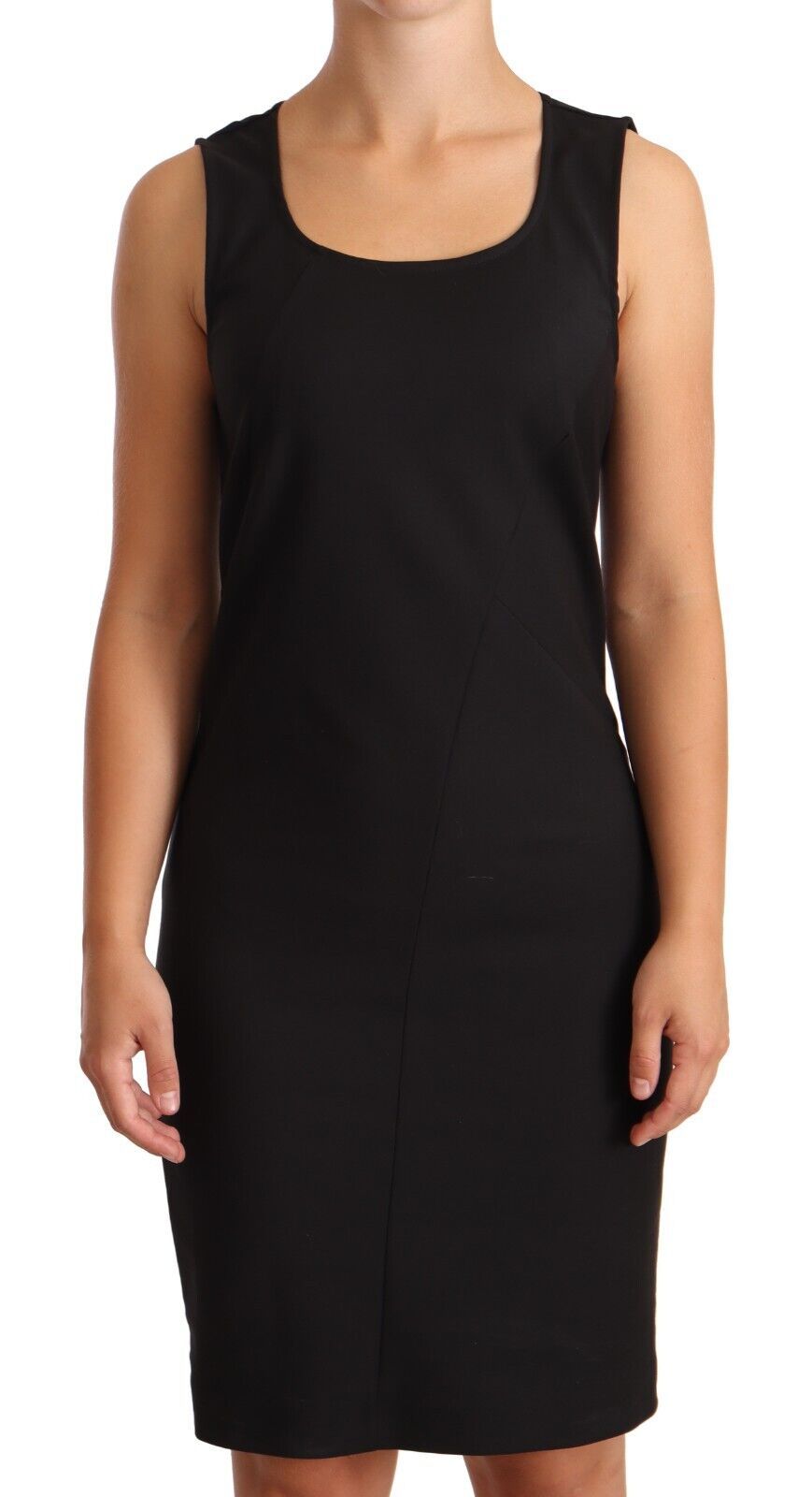 Elegant Sleeveless Sheath Knee Dress - SEHABRANDS