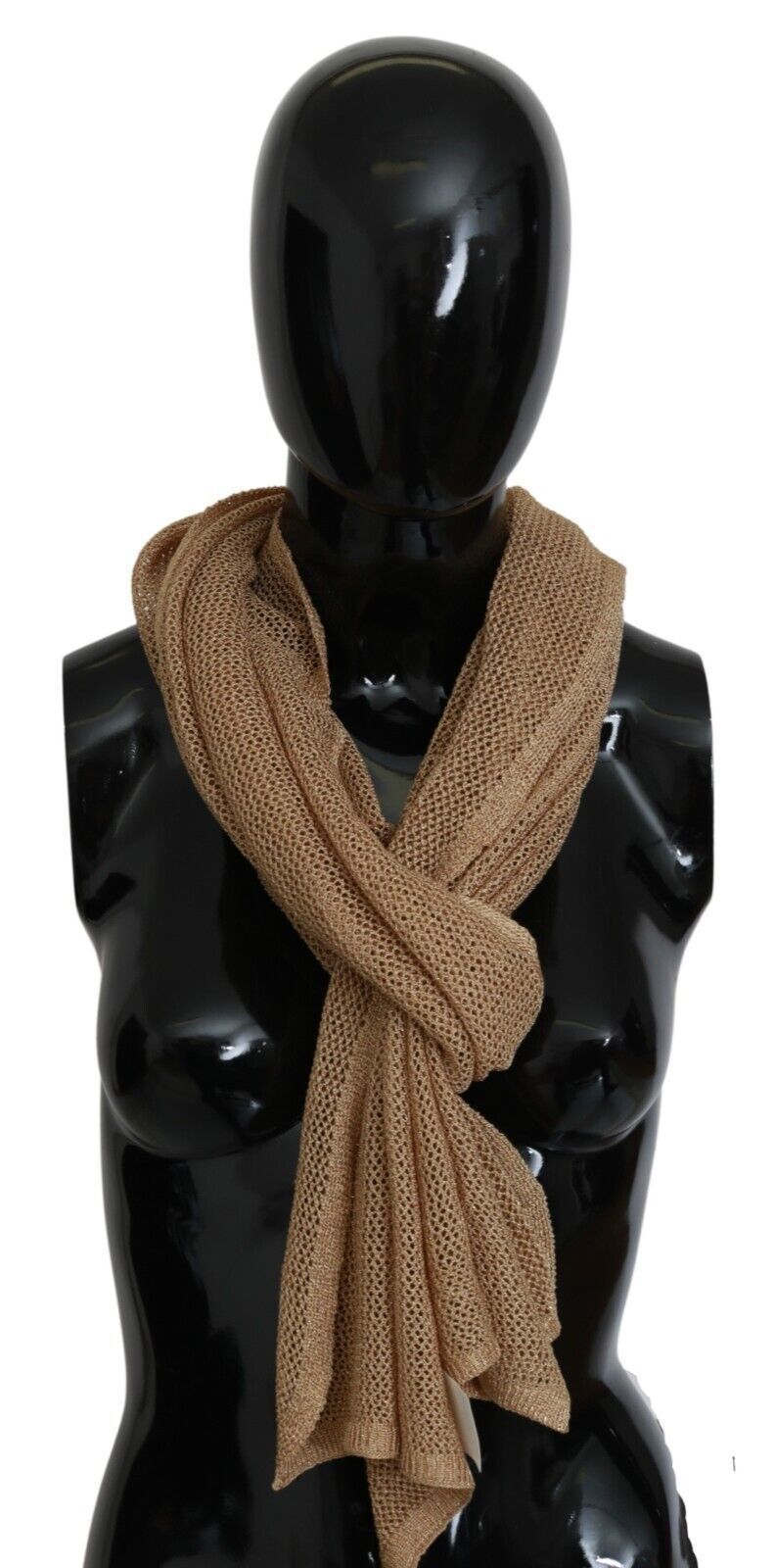 Elegant Men's Brown Neck Wrap Shawl Scarf - SEHABRANDS