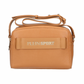 Chic Camel-Toned Crossbody with Double Zip Closure - SEHABRANDS