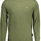 Green Cotton Men Sweater - SEHABRANDS