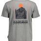 Gray Cotton Men T-Shirt - SEHABRANDS