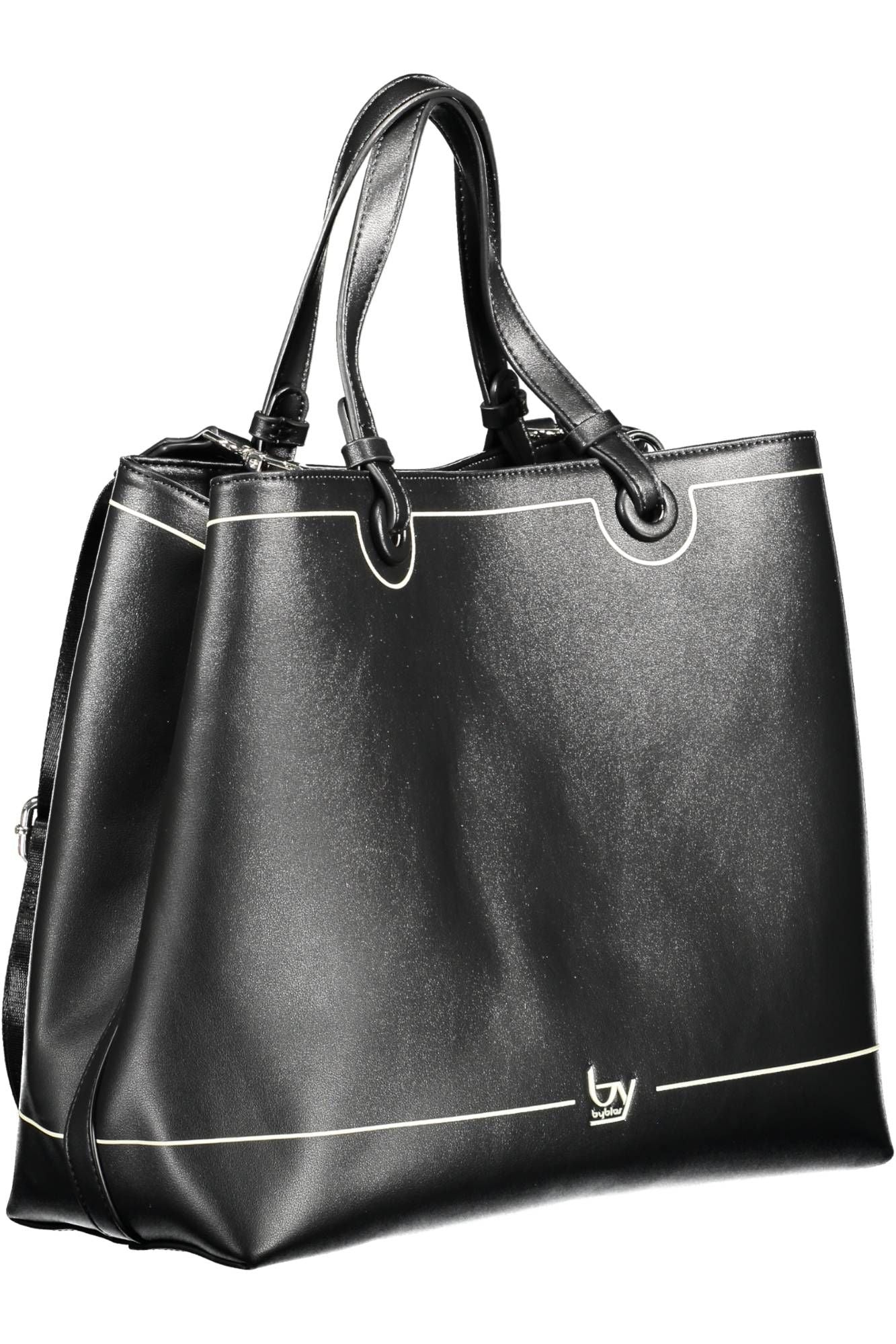 Black Polyethylene Women Handbag - SEHABRANDS