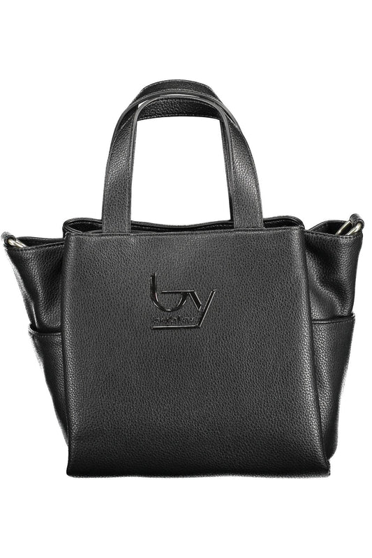 Black Polyethylene Women Handbag - SEHABRANDS