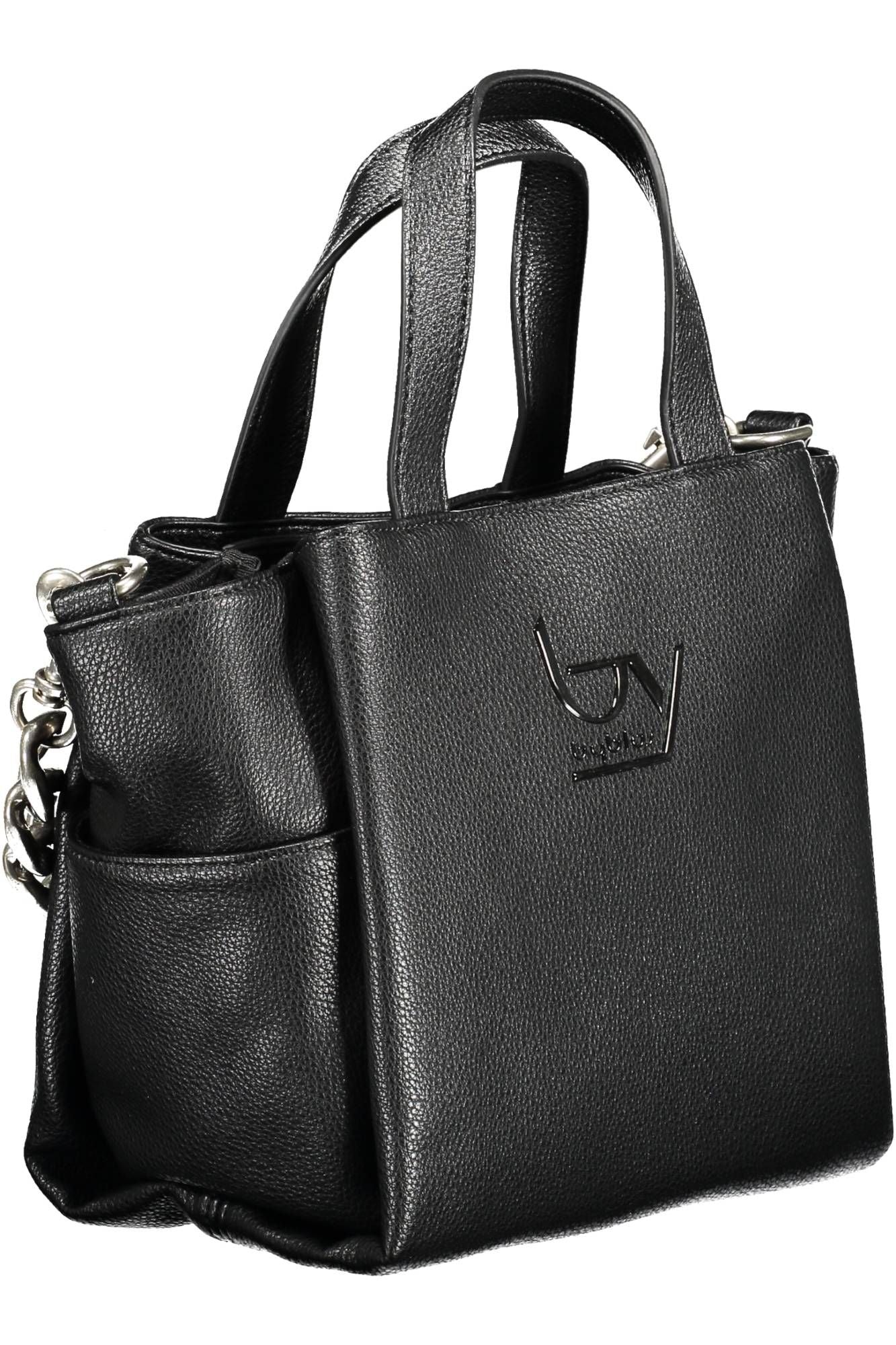 Black Polyethylene Women Handbag - SEHABRANDS