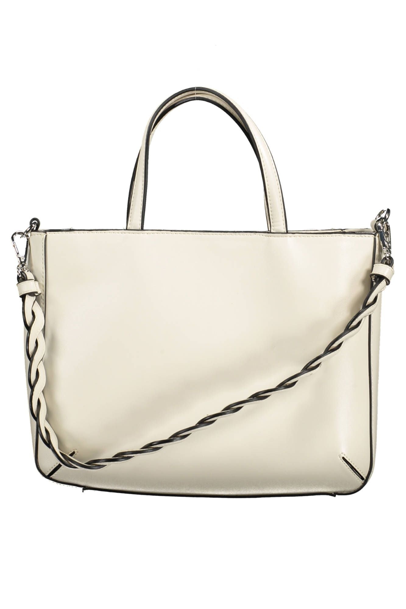 White PVC Women Handbag - SEHABRANDS