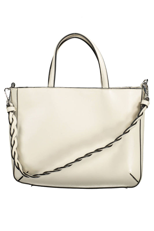 White PVC Women Handbag - SEHABRANDS