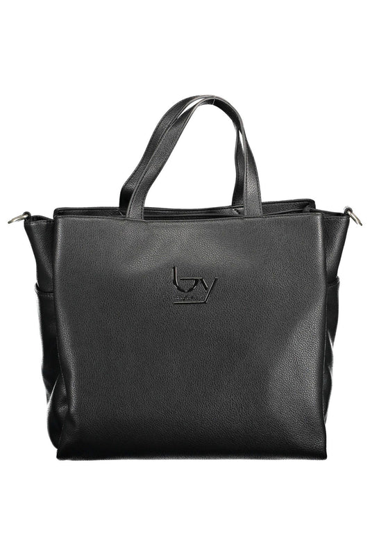 Black Polyethylene Women Handbag - SEHABRANDS