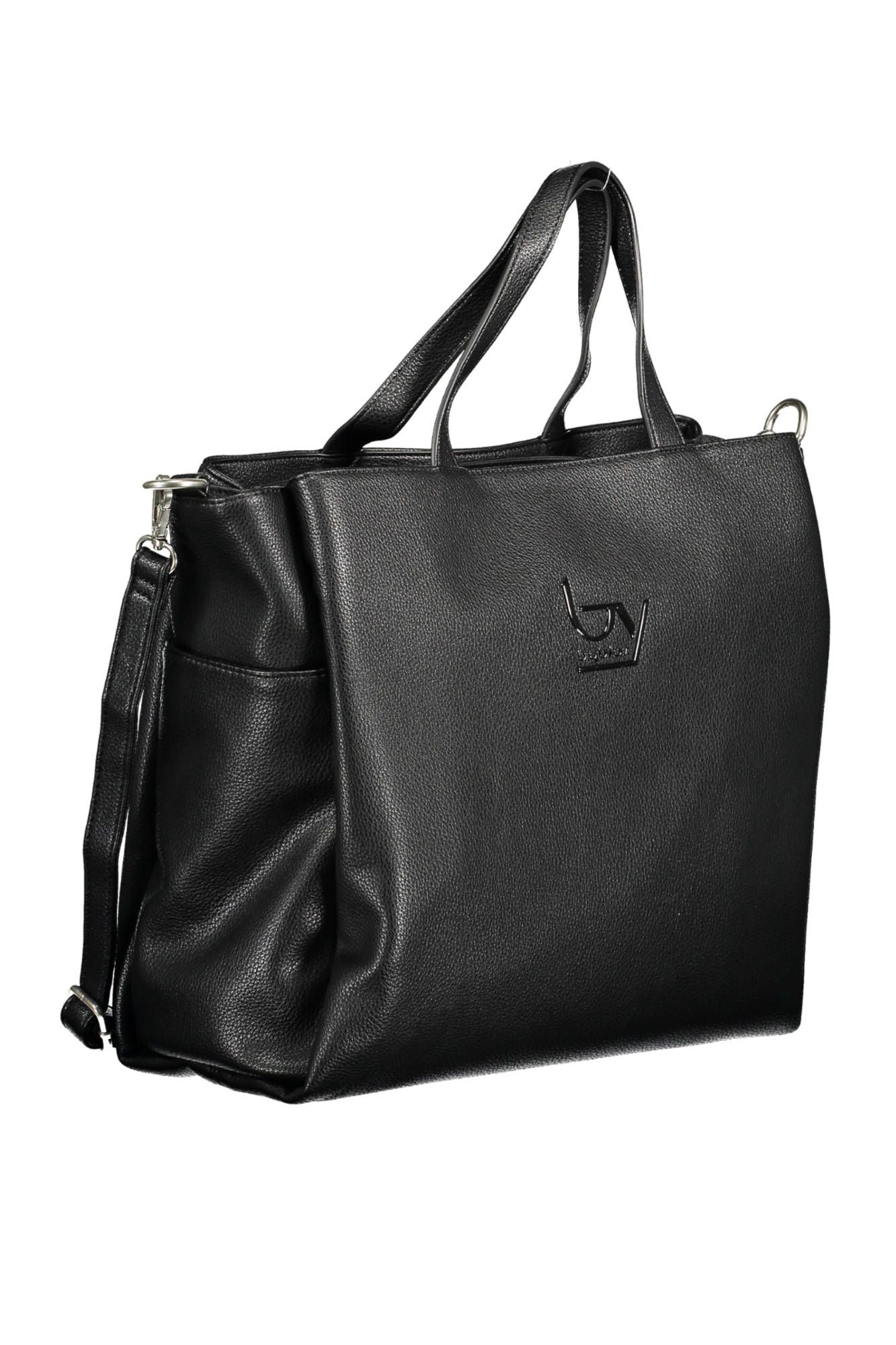 Black Polyethylene Women Handbag - SEHABRANDS