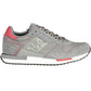 Gray Leather Men Sneaker - SEHABRANDS