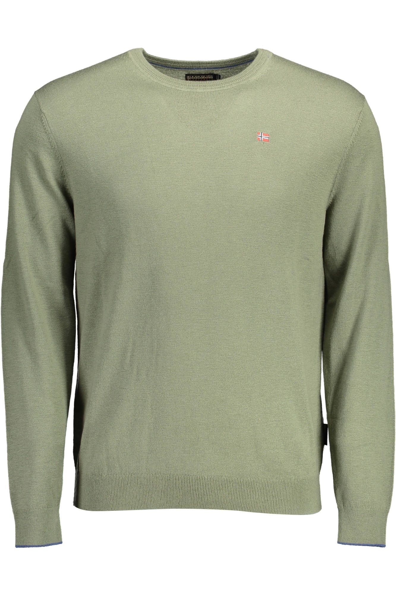 Green Wool Men Sweater - SEHABRANDS