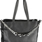 Black Polyethylene Women Handbag - SEHABRANDS