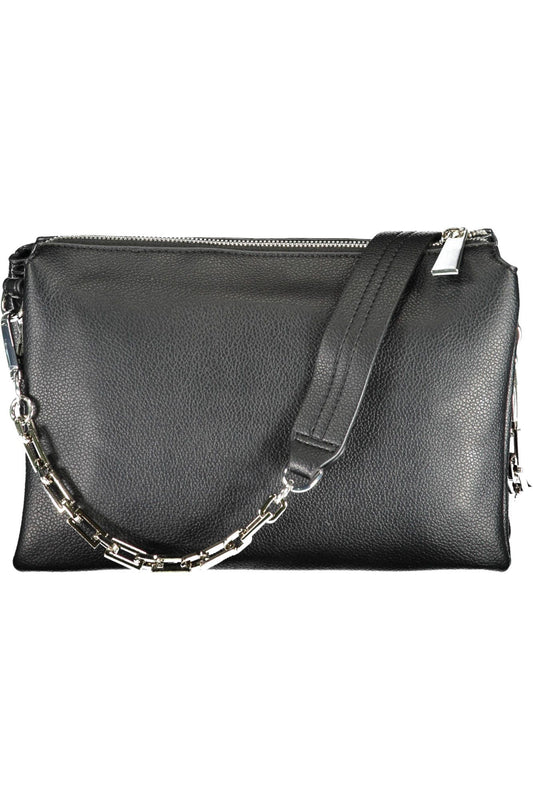 Black Polyethylene Women Handbag - SEHABRANDS