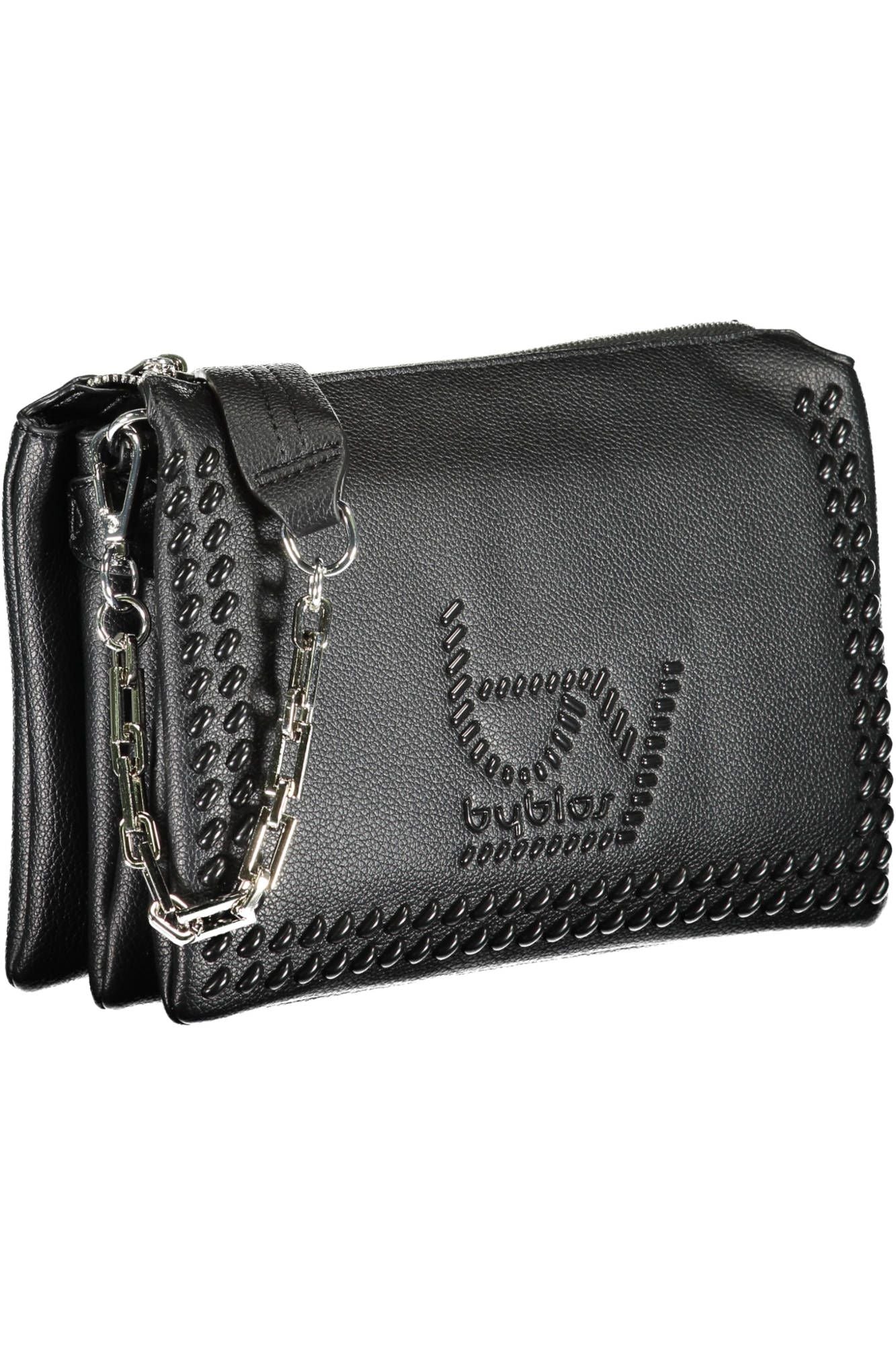 Black Polyethylene Women Handbag - SEHABRANDS