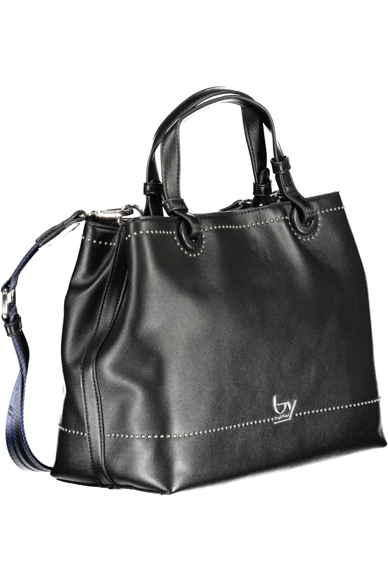 Black Polyethylene Women Handbag - SEHABRANDS