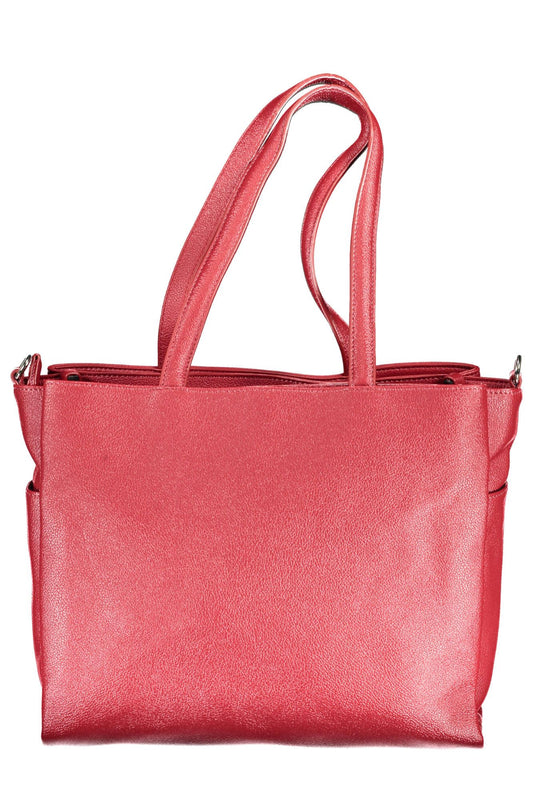 Red Polyethylene Women Handbag - SEHABRANDS