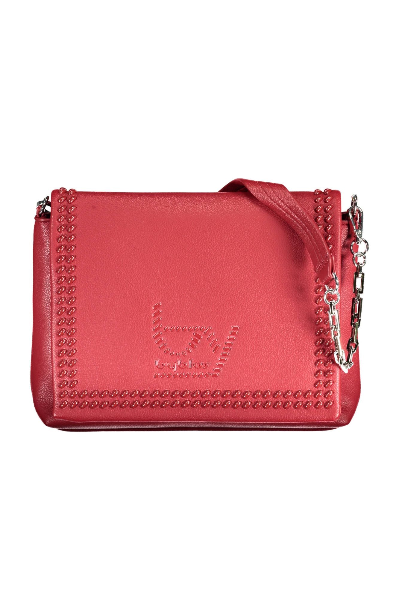 Red Polyethylene Women Handbag - SEHABRANDS