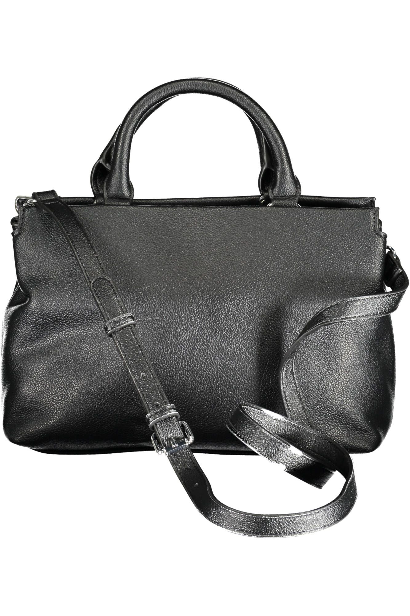 Black Polyethylene Women Handbag - SEHABRANDS