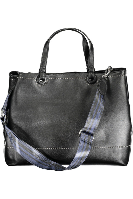 Black Polyethylene Women Handbag - SEHABRANDS