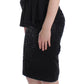 Elegant Strapless Black Dress - SEHABRANDS