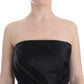 Elegant Strapless Black Dress - SEHABRANDS