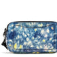 The Snapshot bag Watercolor Blue Printed Leather Shoulder Bag Purse - SEHABRANDS