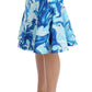 Elegant Fresco-Print Knee-Length Skirt - SEHABRANDS