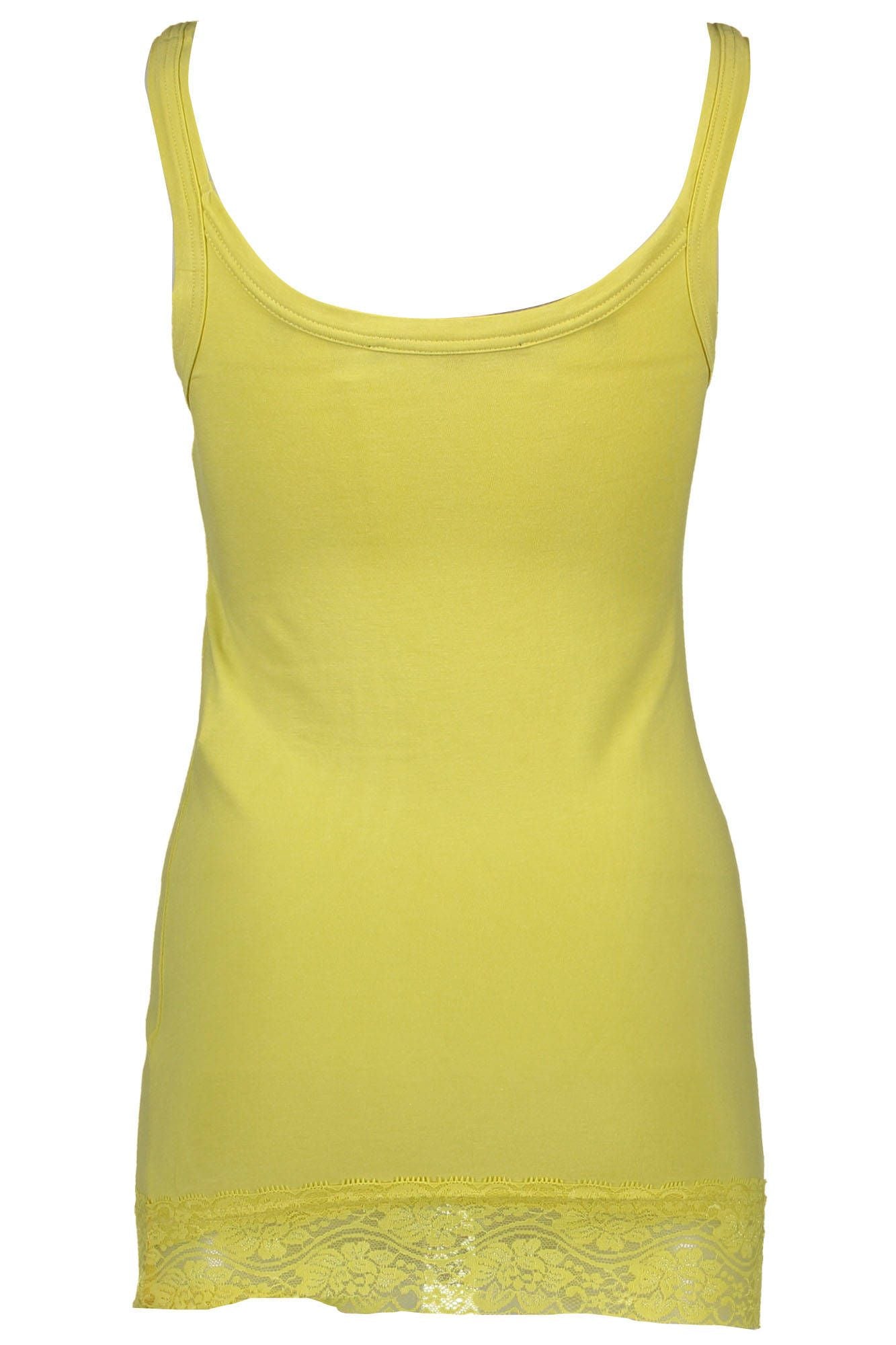 Yellow Cotton Women Top - SEHABRANDS