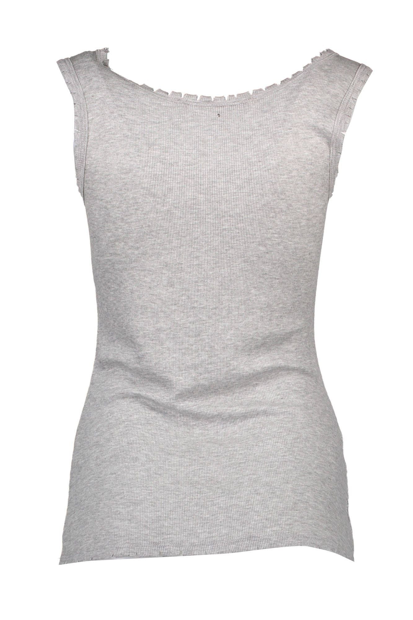 Gray Viscose Women Top - SEHABRANDS