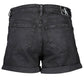 Black Cotton Women Shorts - SEHABRANDS