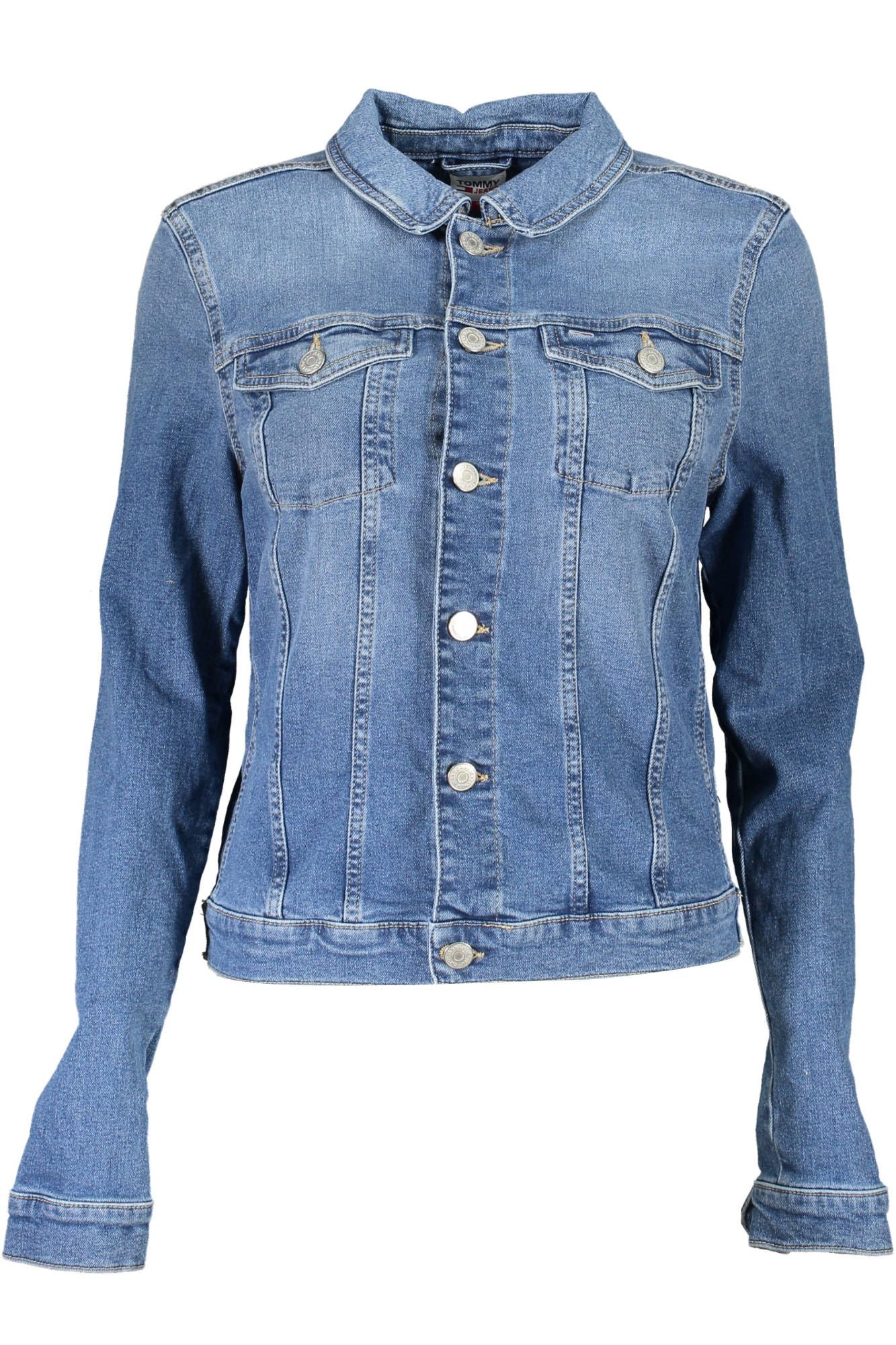 Blue Cotton Women Jacket - SEHABRANDS