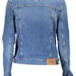 Blue Cotton Women Jacket - SEHABRANDS