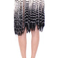 Chic Black & White Knitted Skirt - SEHABRANDS