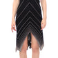 Chic Monochrome Knitted Dress - SEHABRANDS