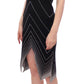 Chic Monochrome Knitted Dress - SEHABRANDS