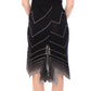 Chic Monochrome Knitted Dress - SEHABRANDS