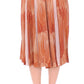 Orange Brown Below-Knee Chic Skirt - SEHABRANDS