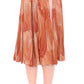 Orange Brown Below-Knee Chic Skirt - SEHABRANDS