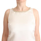 Elegant Sleeveless Mini Dress with Embellished Neckline - SEHABRANDS