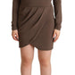 Elegant Long Sleeve Mini Dress with Open Back - SEHABRANDS