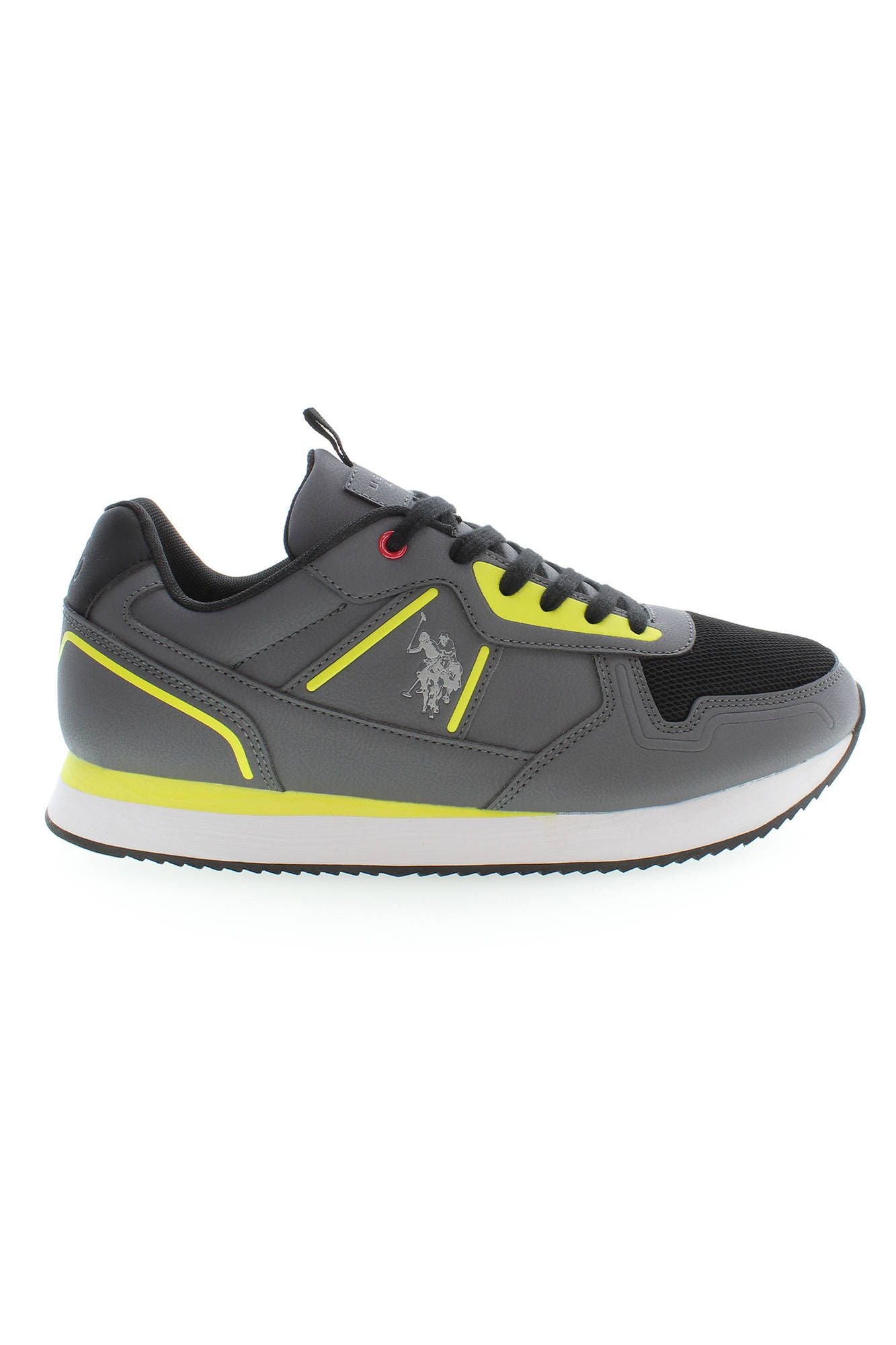 Gray Polyester Men Sneaker - SEHABRANDS