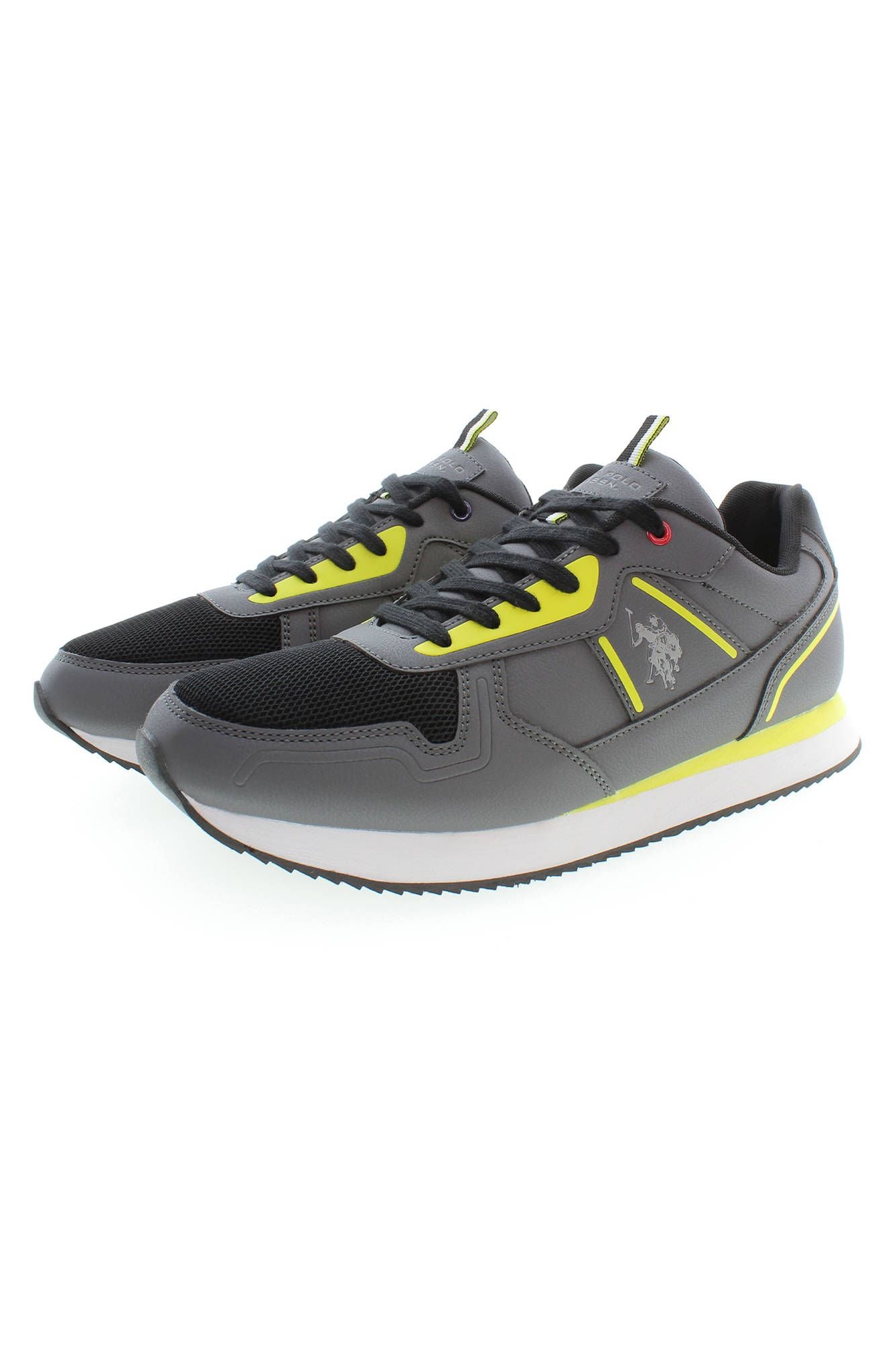 Gray Polyester Men Sneaker - SEHABRANDS